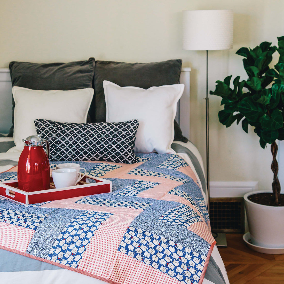 Free Project: Queen Anne Steps Quilt