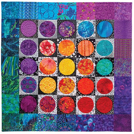 Circle Takes the Square Quilt