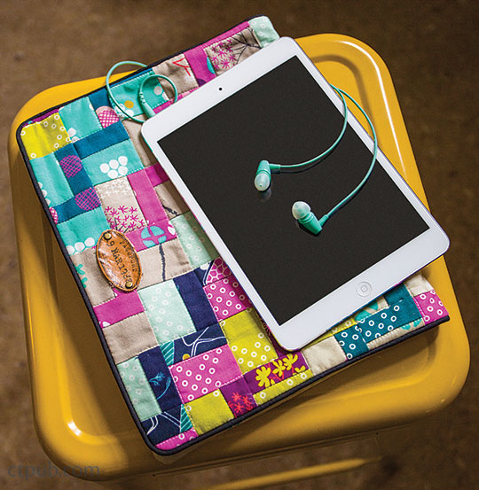 Fun Free Tablet Sleeve from Perfect Patchwork Bags