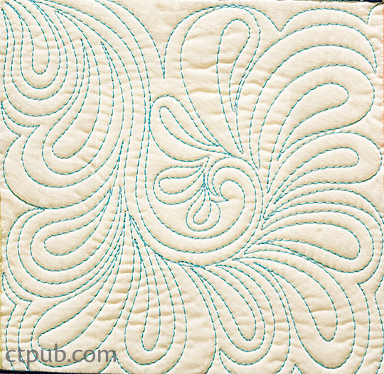 Free-Motion Square Motif from Shape by Shape, Collection 2