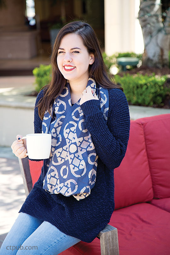 Make a Lovely Printed Linen Cowl