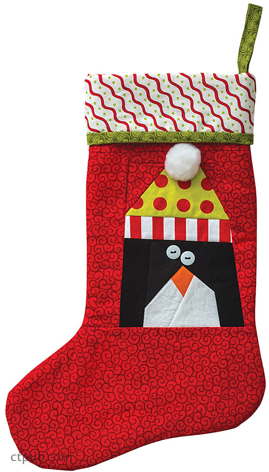 Paper Piece a Christmas Stocking!
