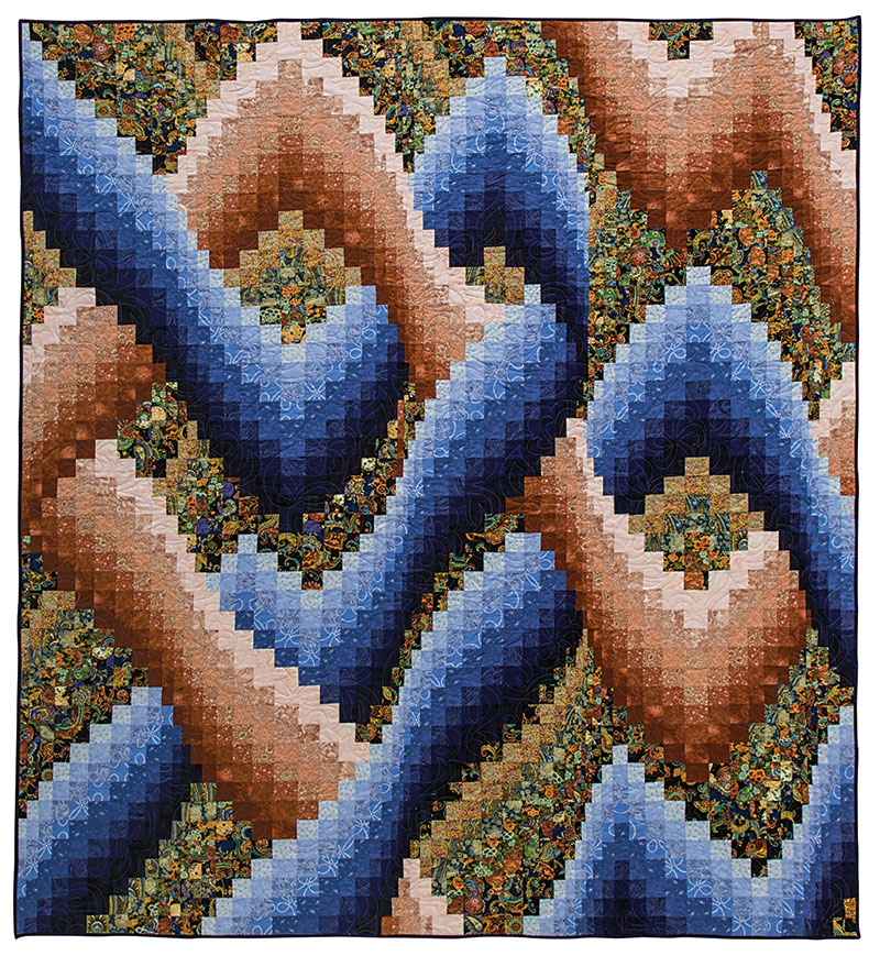 All Tangled Up Bargello Quilt