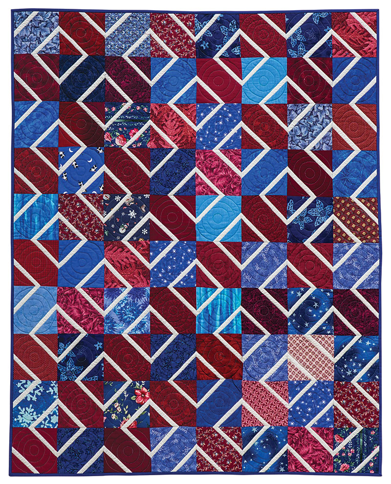 Slice and Piece the Just a Square Quilt