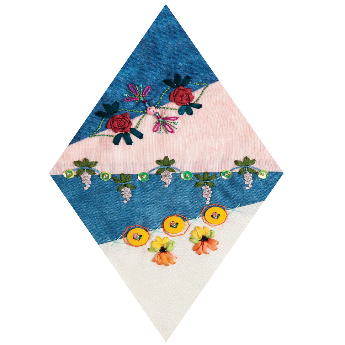 Dazzling Diamonds Sew-A-Long: Part 2 (Embroider Transfer)