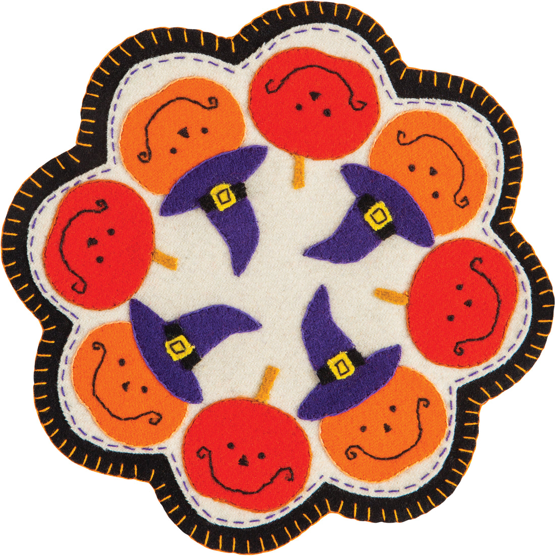 How To: Happy Pumpkins Candle Mat