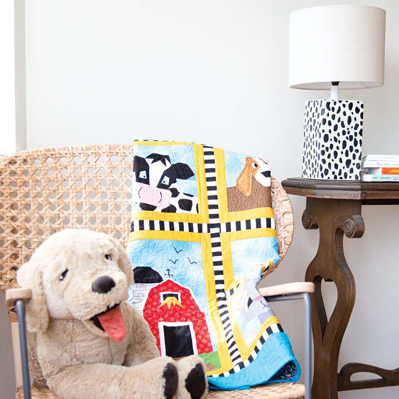 Baby quilts, baby bibs, and baby animals—oh my!