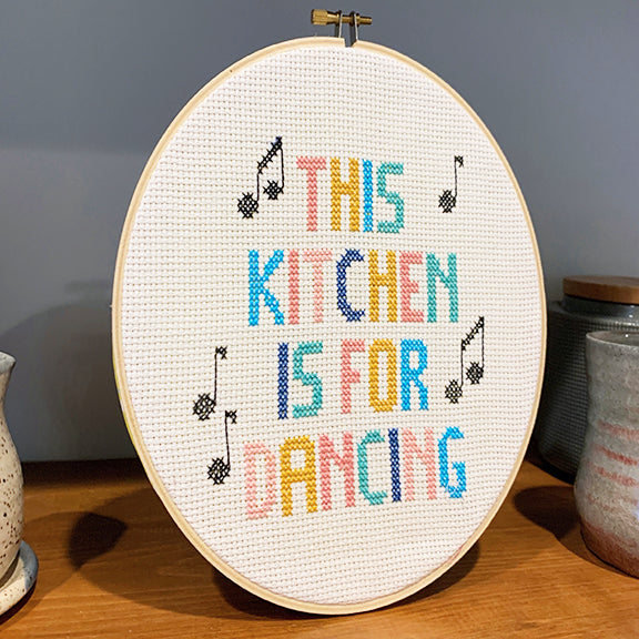 Not your Grandmother's Cross-stitching, but she'll still be proud!