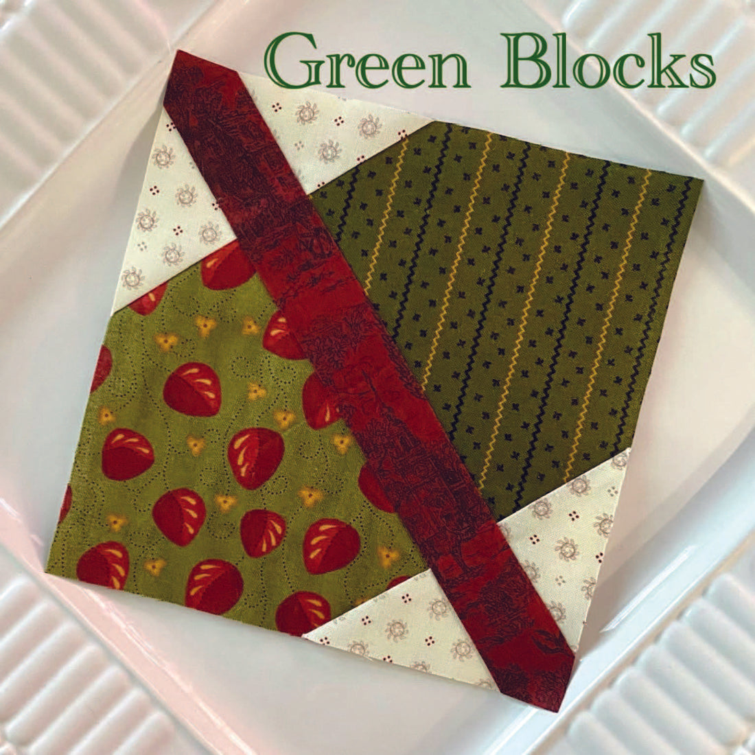 Kim Diehl’s Simple Double-Dipped Quilts Mystery Holiday Stitch-Along: Part 2
