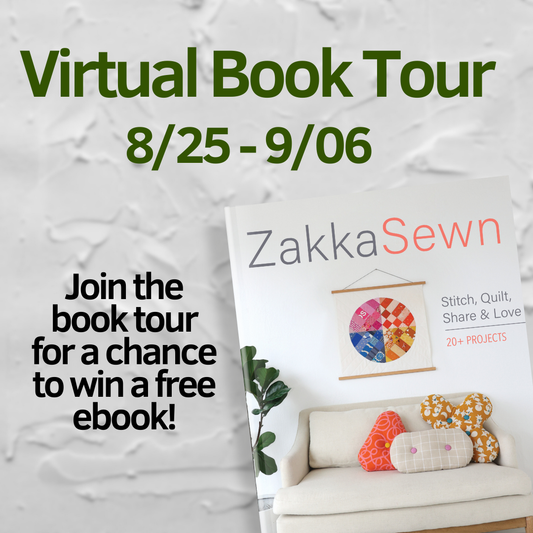 Virtual Book Tour for Zakka Sewn