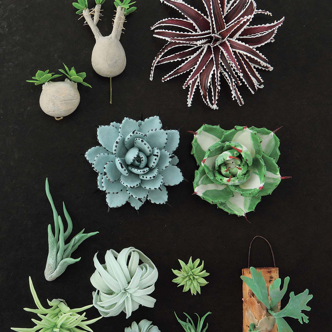 Make Your Own Air-dry Clay Succulent Garden