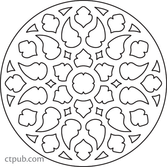 How a Coloring Page Becomes a Quilt