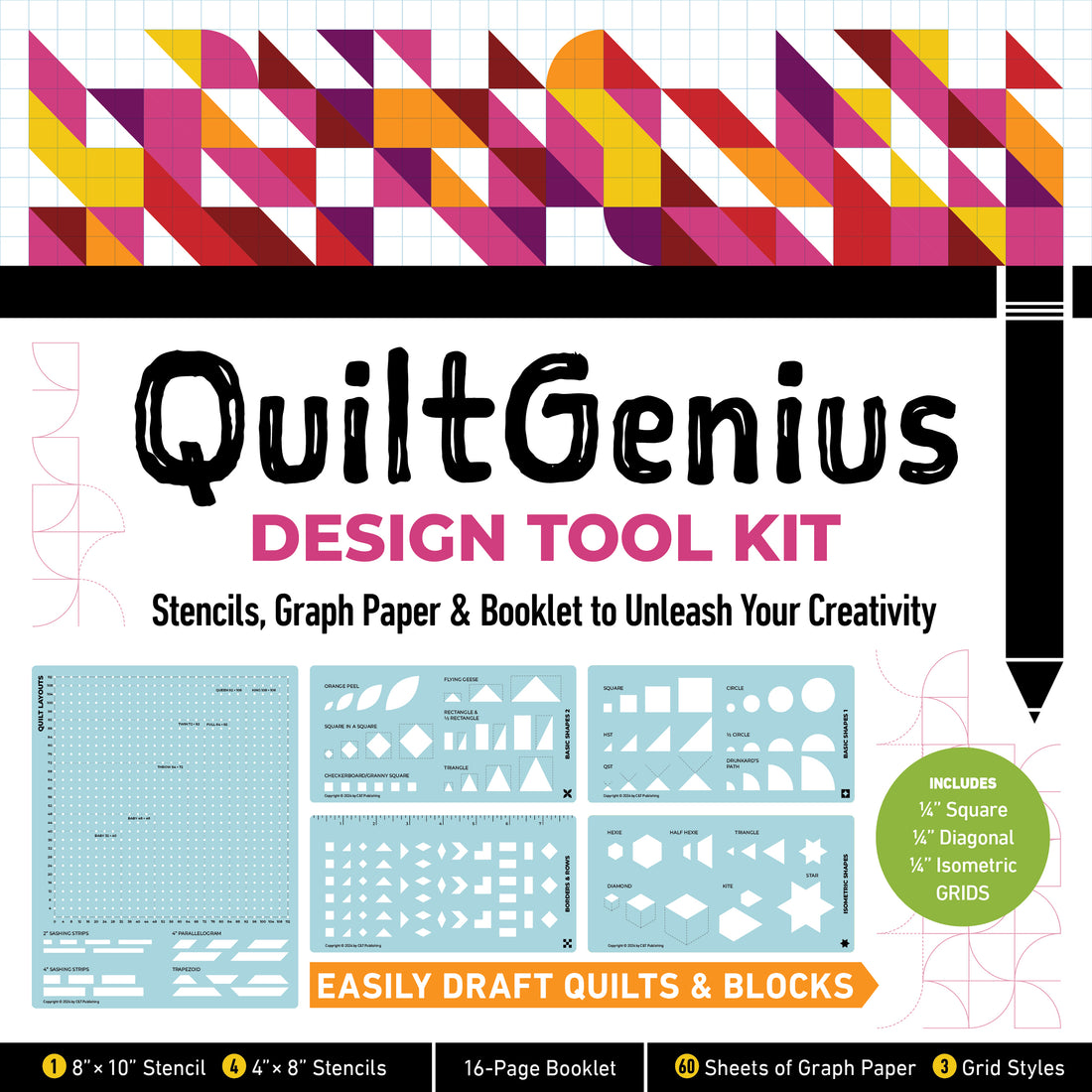 QuiltGenius Design Tool Kit: Design Your Own Quilt Blocks!