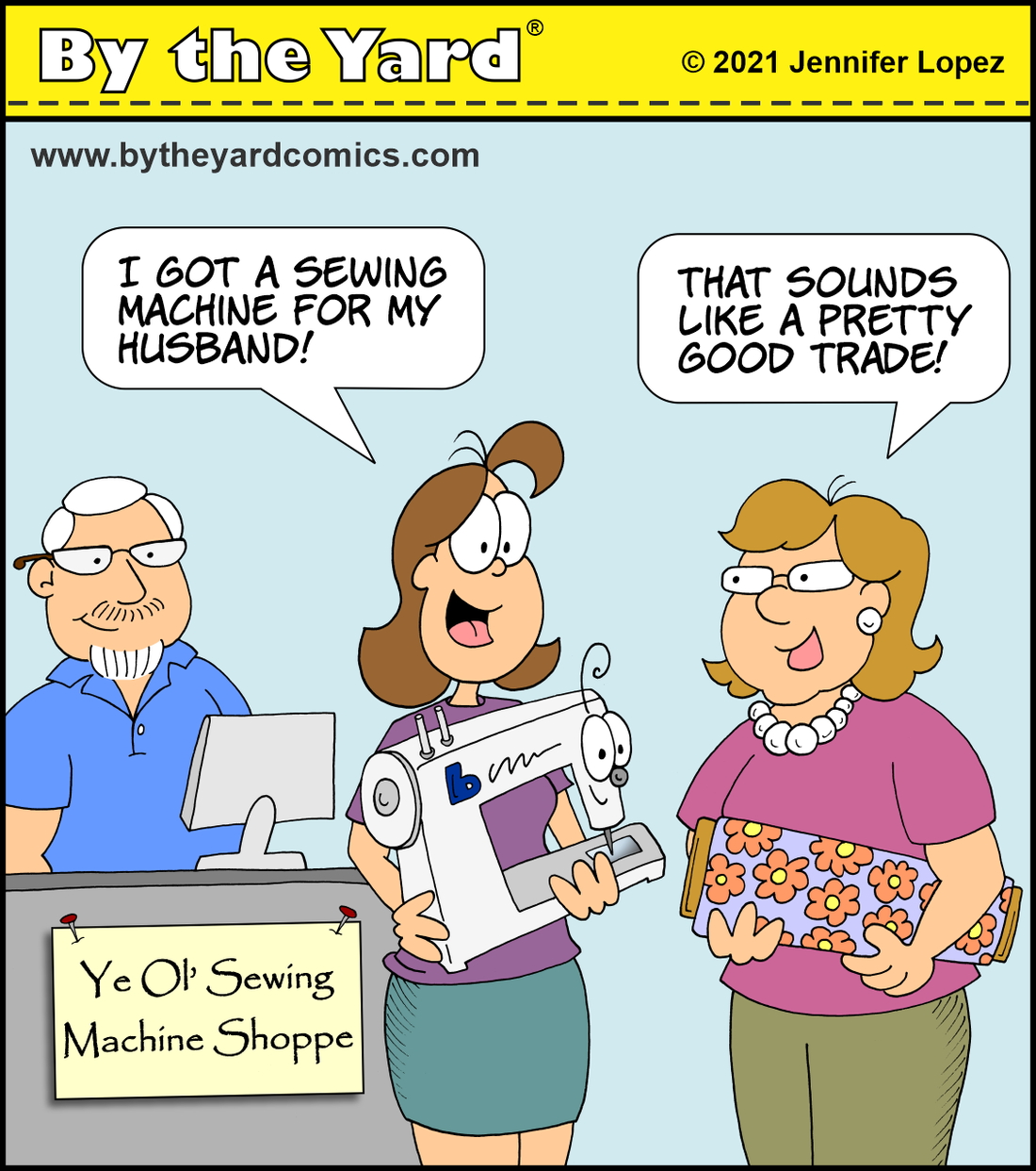 I Got a Sewing Machine for My Husband