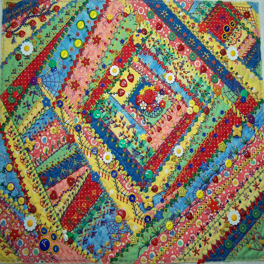 Designing a Seam: How to use Embroidery Stencils, Crazy Quilt Seam Designs