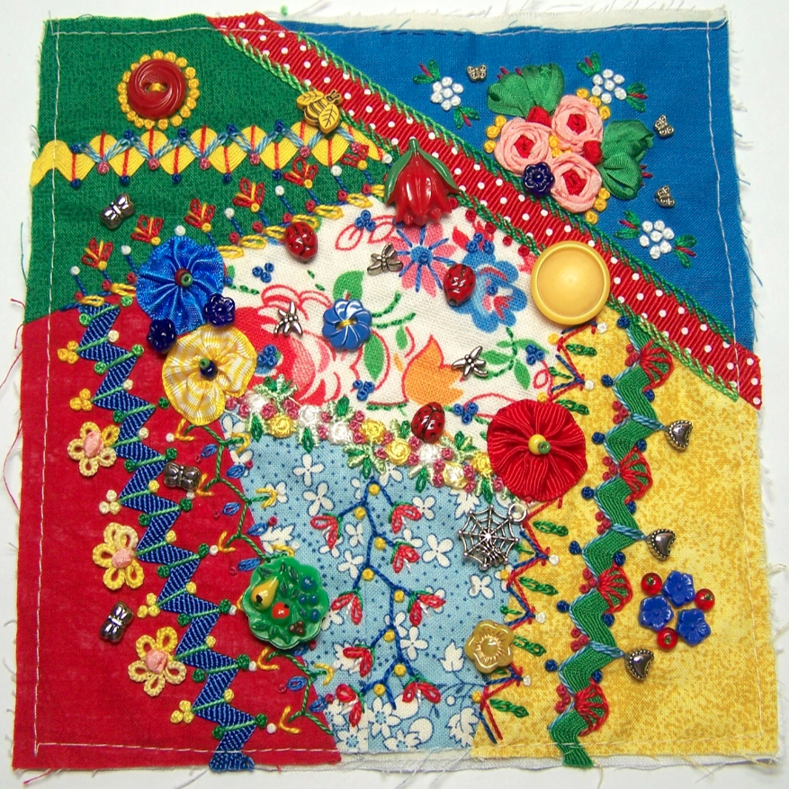 Mindful Hand Stitching, An Embellished Sampler