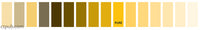 Color Theme of the Day: Monochromatic Golden Yellow