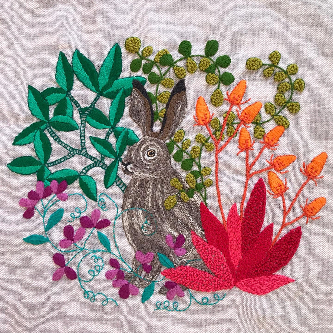 Modern Crewel Embroidery Exhibition at The Stitch Festival in London