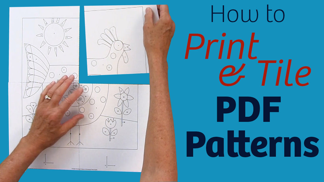 How to print a PDF pattern