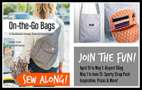 On the Go Bags Sew-Along