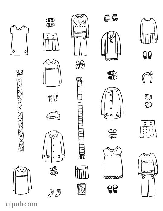 Tiny Friends Coloring Book Page