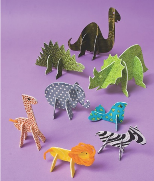 No-Sew, Fabric Animals Project