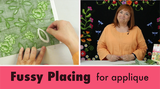 Fussy Cutting Appliqué