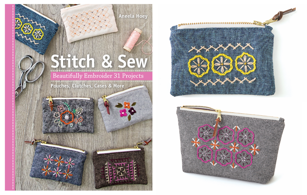 National Embroidery Month - Learn a Herringbone and Chain Stitch!