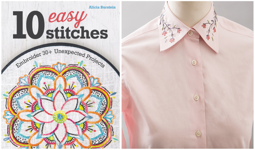 National Embroidery Month- Stitch Collars and Cuffs!