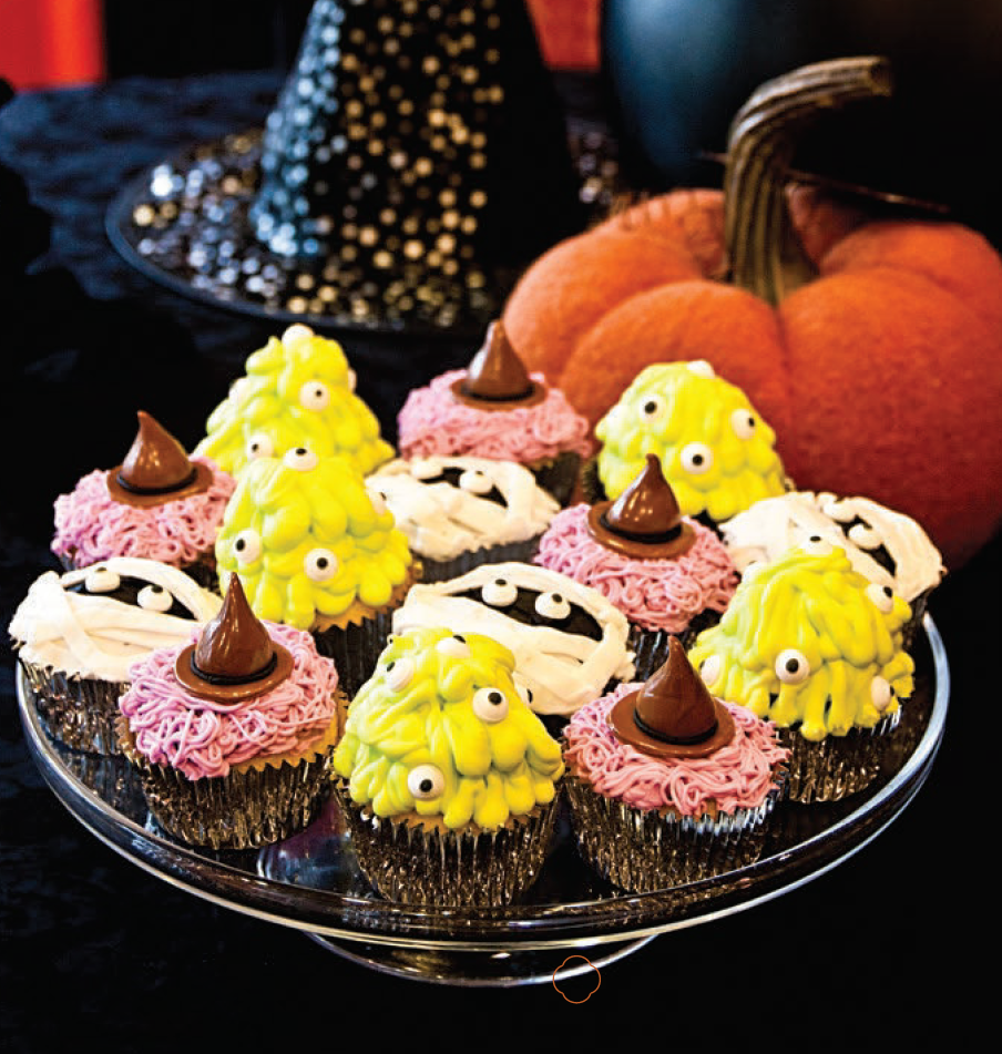 Witch and Monster Cupcake Recipe