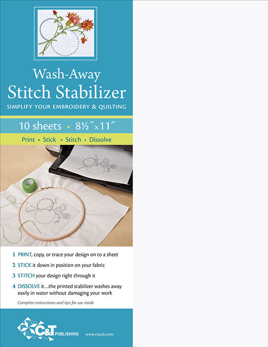 How to Use Wash-Away Stitch Stabilizer