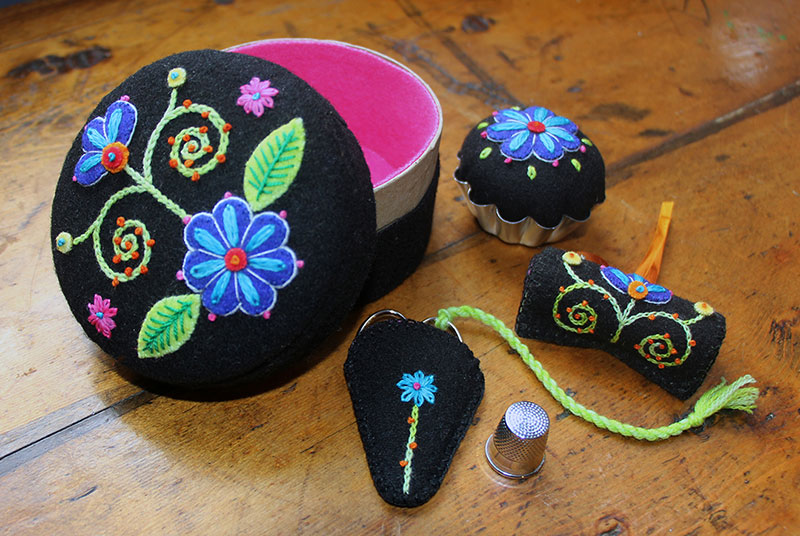 Tesoritos: A Petite Project in Wool Appliqué