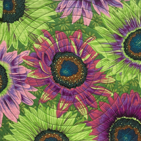 Walking Foot Quilting: Circular Spirals