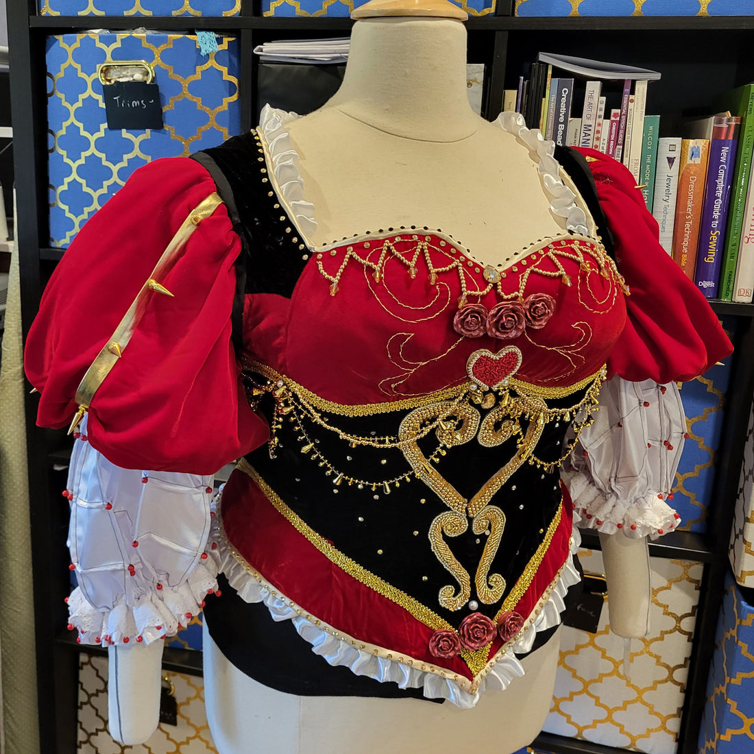 WIP - Queen of Hearts Bodice