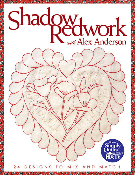 Shadow Redwork with Alex Anderson Digital Download