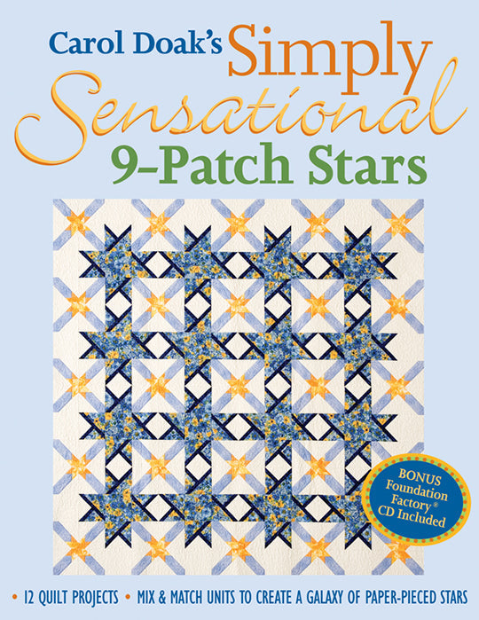 Carol Doak's Simply Sensational 9-Patch Stars Digital Download