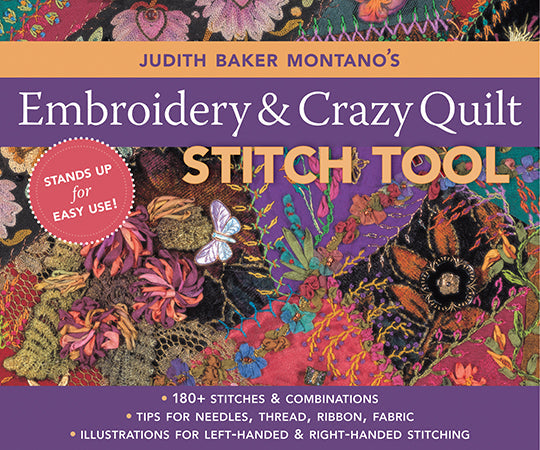 Judith Baker Montano's Embroidery & Crazy Quilt Stitch Tool Digital Download