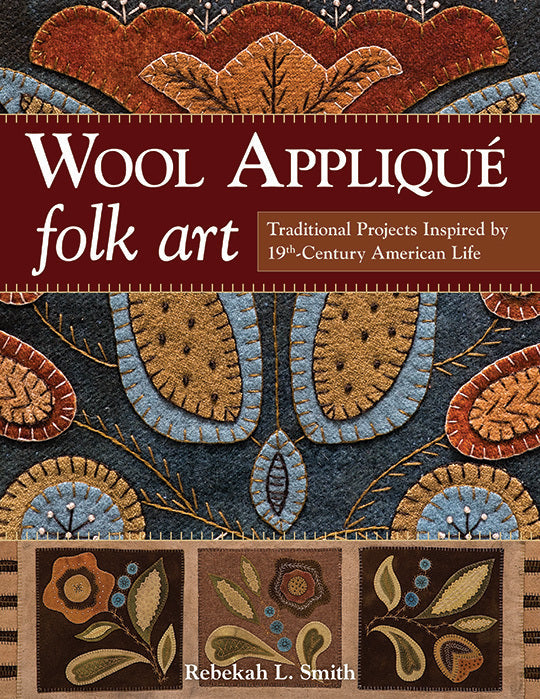 Wool Appliqué Folk Art Digital Download