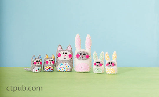 Pipsqueaks Itsy-Bitsy Felt Creations to Stitch & Love Print-on-Demand Edition