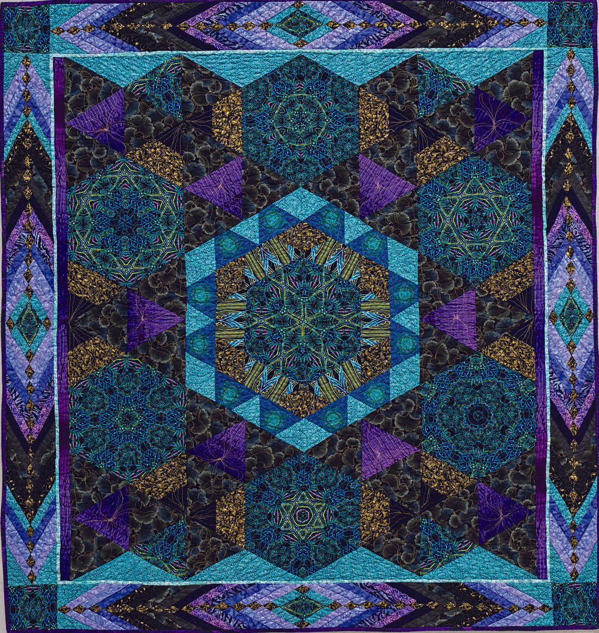 Stack & Cut Hexagon Quilts Digital Download