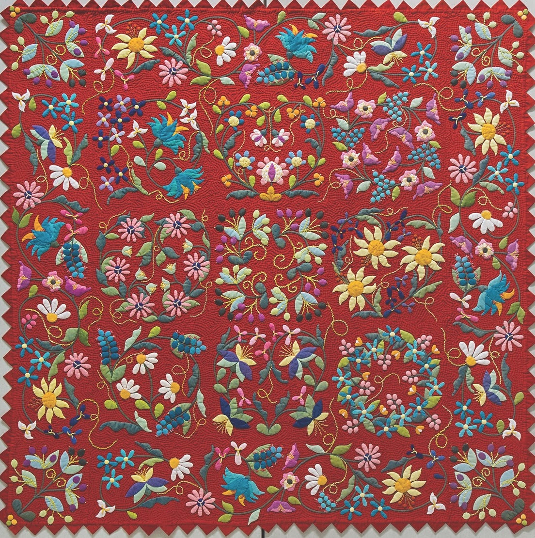 Floral Abundance Quilt Digital Download