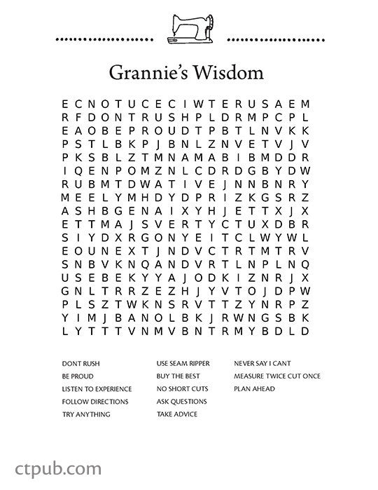 Happy Quilter Word Search, Volume 1 Print-on-Demand Edition