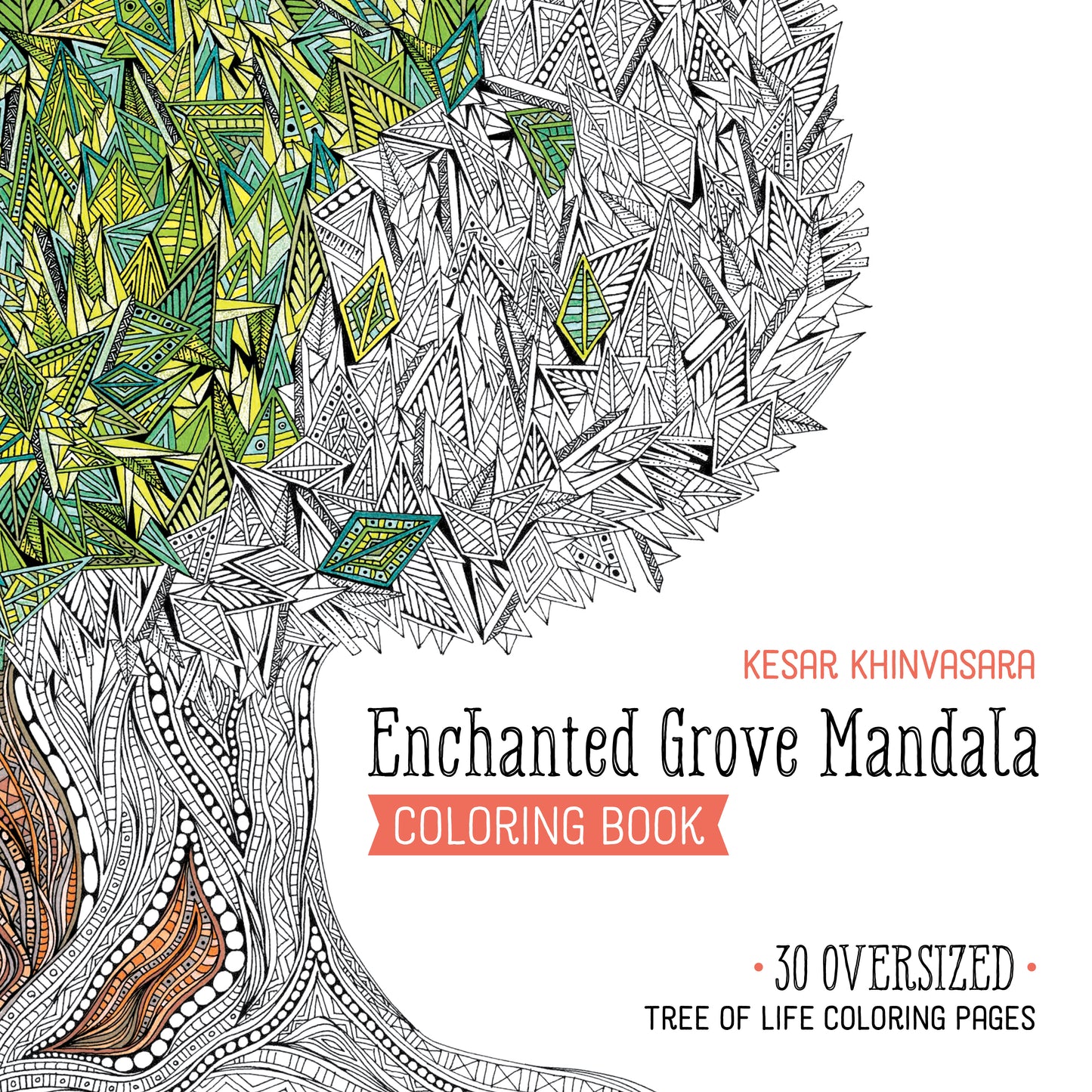 Enchanted Grove Mandala Coloring Book