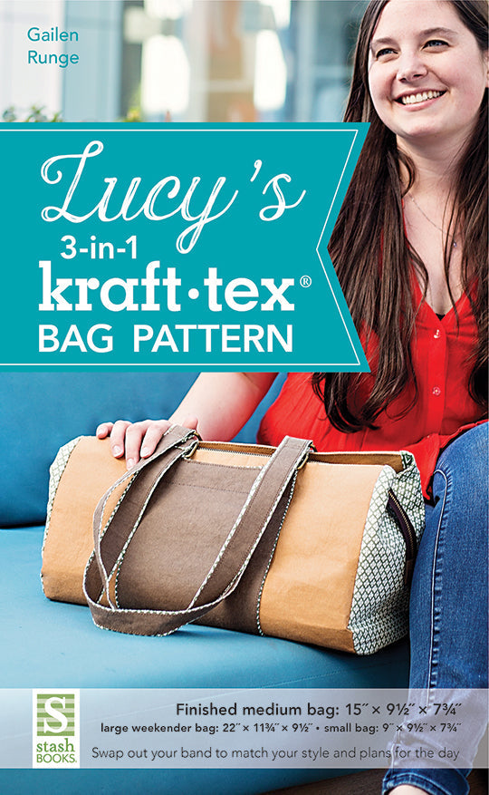 Lucy's 3-in-1 kraft-tex Bag Pattern Digital Download