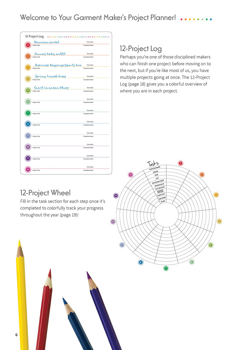 Garment Maker's Project Planner