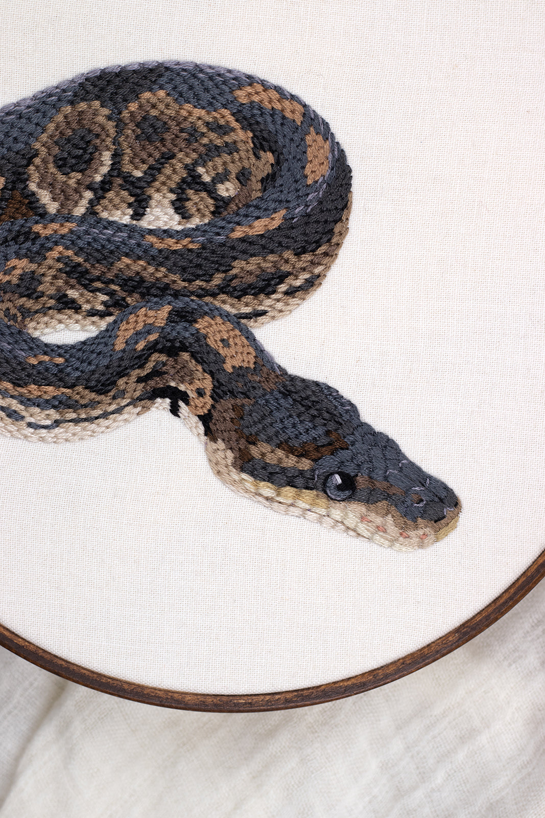 Embroidered Animal Portraits Digital Download