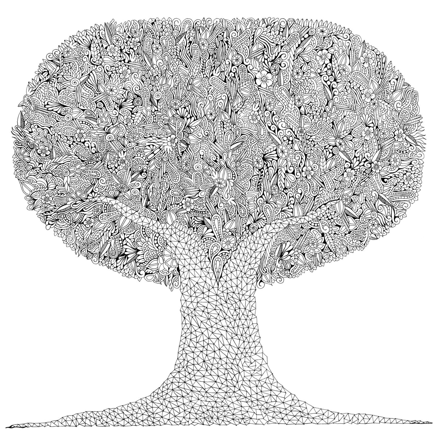 Enchanted Grove Mandala Coloring Book