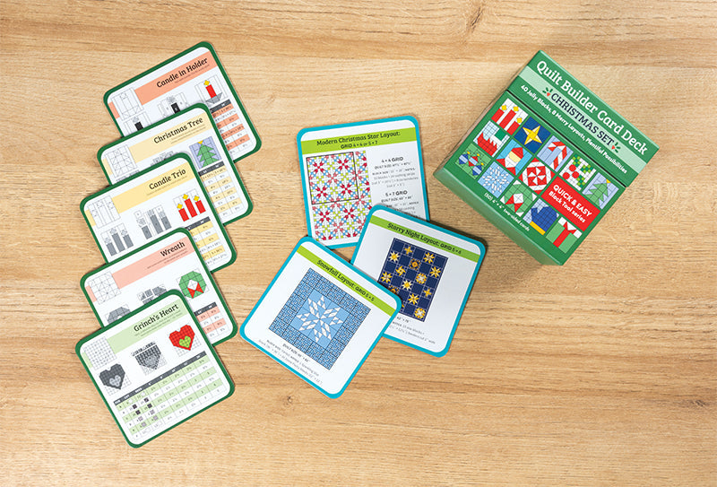Quilt Builder Card Deck Christmas Set