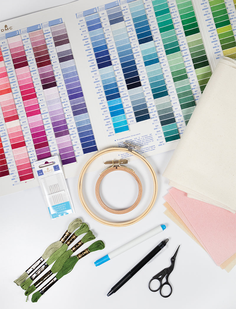 Richly Stitched Landscape Embroidery