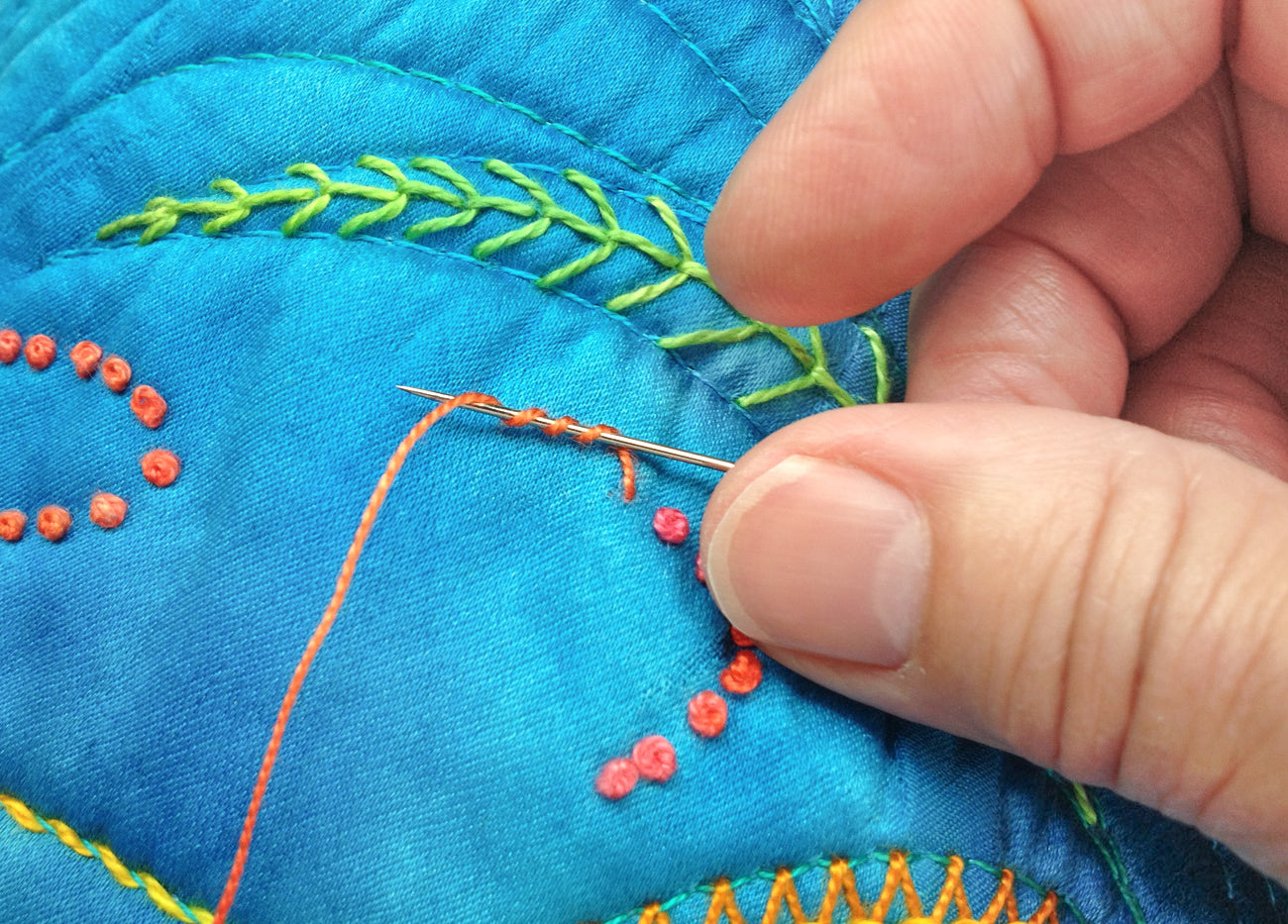 Hand Embroidery Stitch Library: Right & Left Handed